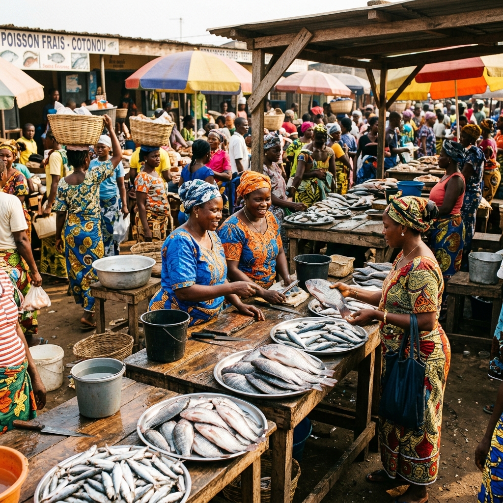 Marché de poisson Cotonou